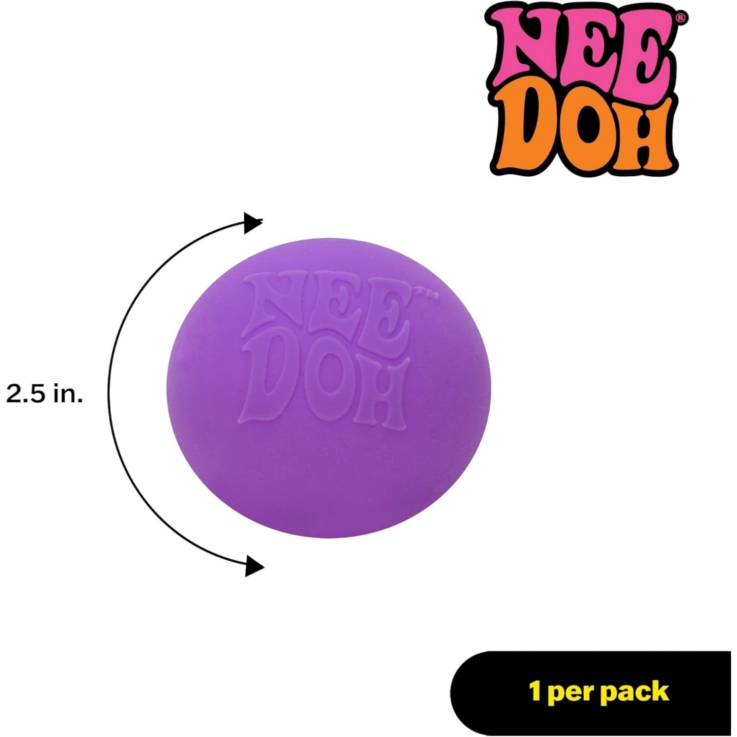 NeeDoh Original Sensory Ball - Purple - Image 5